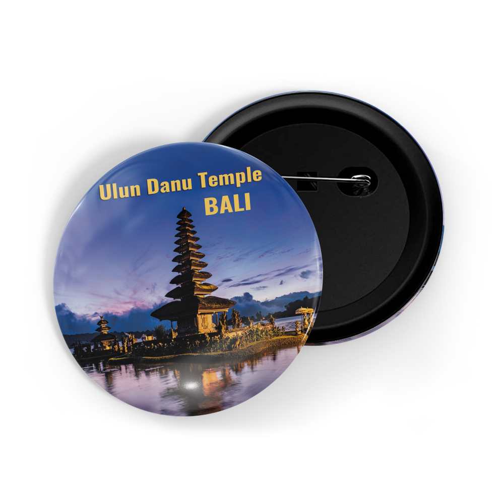 dhcrafts Round Pin Badge Multicolor Famous Tourist Place Fes Morocco Africa Glossy Finish Design Pack of 1 (58mm)