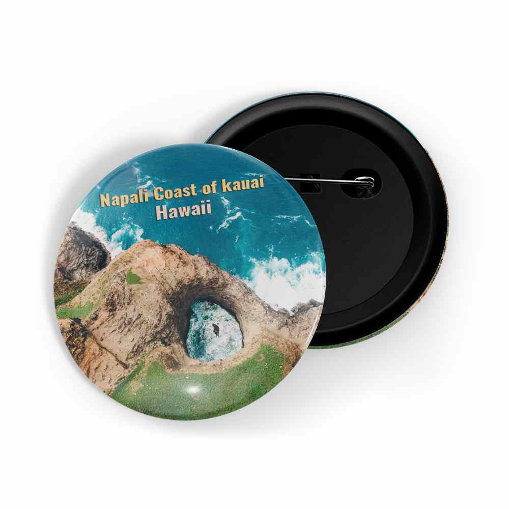 dhcrafts Round Pin Badge Multicolor Famous Tourist Place Opera House Sydney Australia D3 Glossy Finish Design Pack of 1 (58mm)