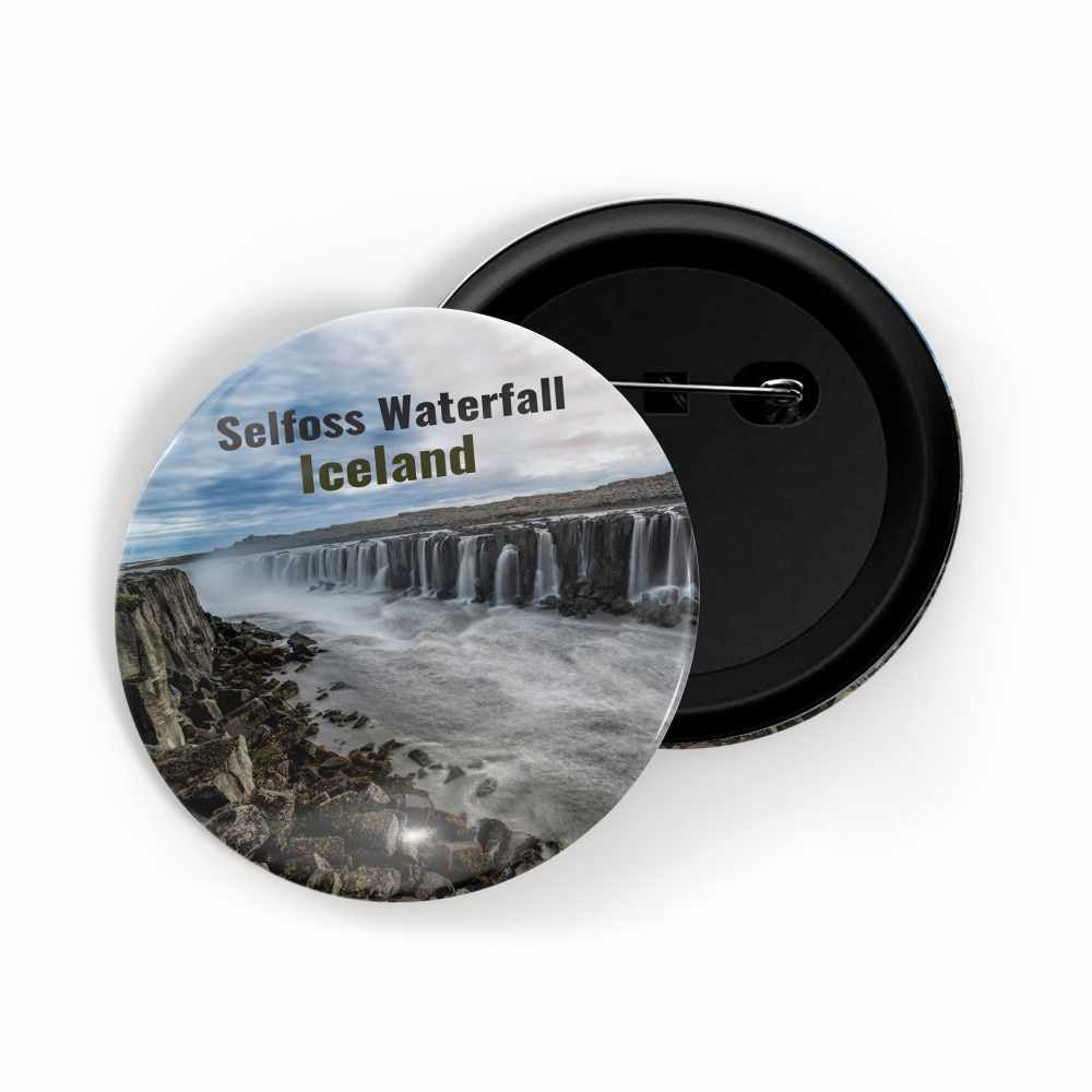 dhcrafts Round Pin Badge Multicolor Famous Tourist Place Sydney Harbour Australia Glossy Finish Design Pack of 1 (58mm)