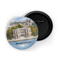 dhcrafts Round Pin Badge Multicolor Famous Tourist Place Alexander The Great Macedonia Square Glossy Finish Design Pack of 1 (58mm)