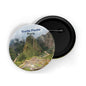 dhcrafts Round Pin Badge Multicolor Famous Tourist Place Morant's Curve Canada Glossy Finish Design Pack of 1 (58mm)
