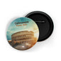 dhcrafts Round Pin Badge Multicolor Famous Tourist Place Windmill Czech Republic Glossy Finish Design Pack of 1 (58mm)