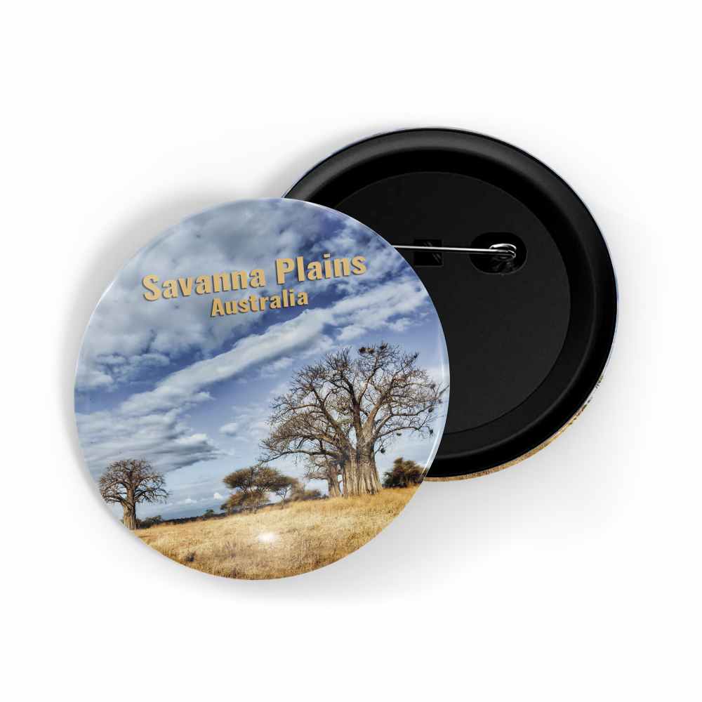 dhcrafts Round Pin Badge Multicolor Famous Tourist Place Astronomical Clock Prague Glossy Finish Design Pack of 1 (58mm)