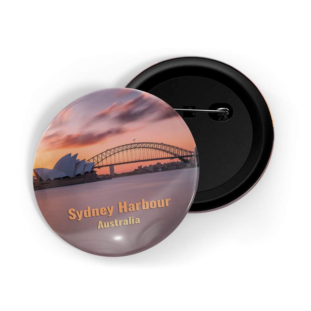 dhcrafts Round Pin Badge Multicolor Famous Tourist Place Letna Park Prague Czech Republic Glossy Finish Design Pack of 1 (58mm)