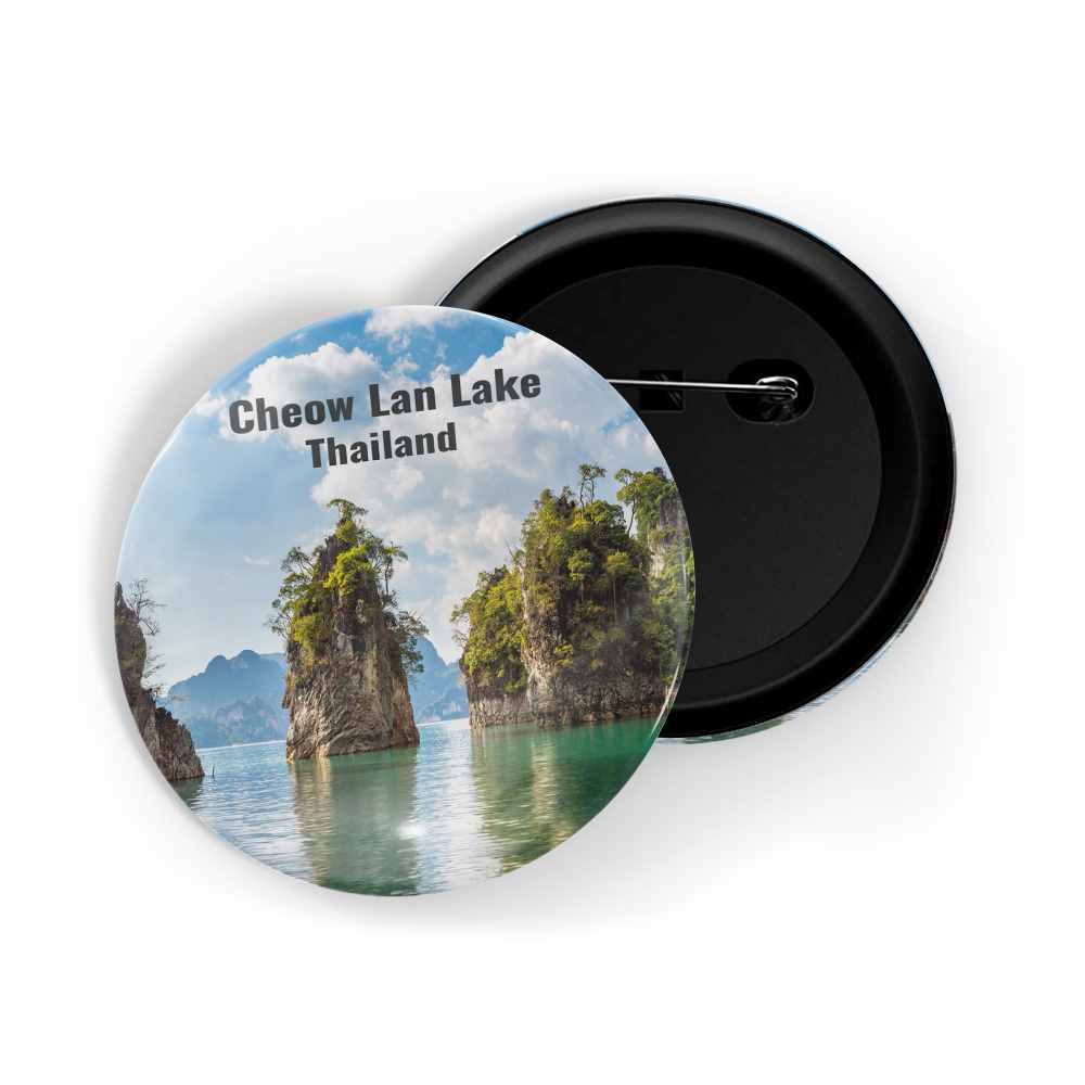dhcrafts Round Pin Badge Multicolor Famous Tourist Place Notre-dame De Paris, France D2 Glossy Finish Design Pack of 1 (58mm)