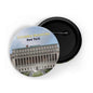 dhcrafts Round Pin Badge Multicolor Famous Tourist Place Santorini Greece D2 Glossy Finish Design Pack of 1 (58mm)