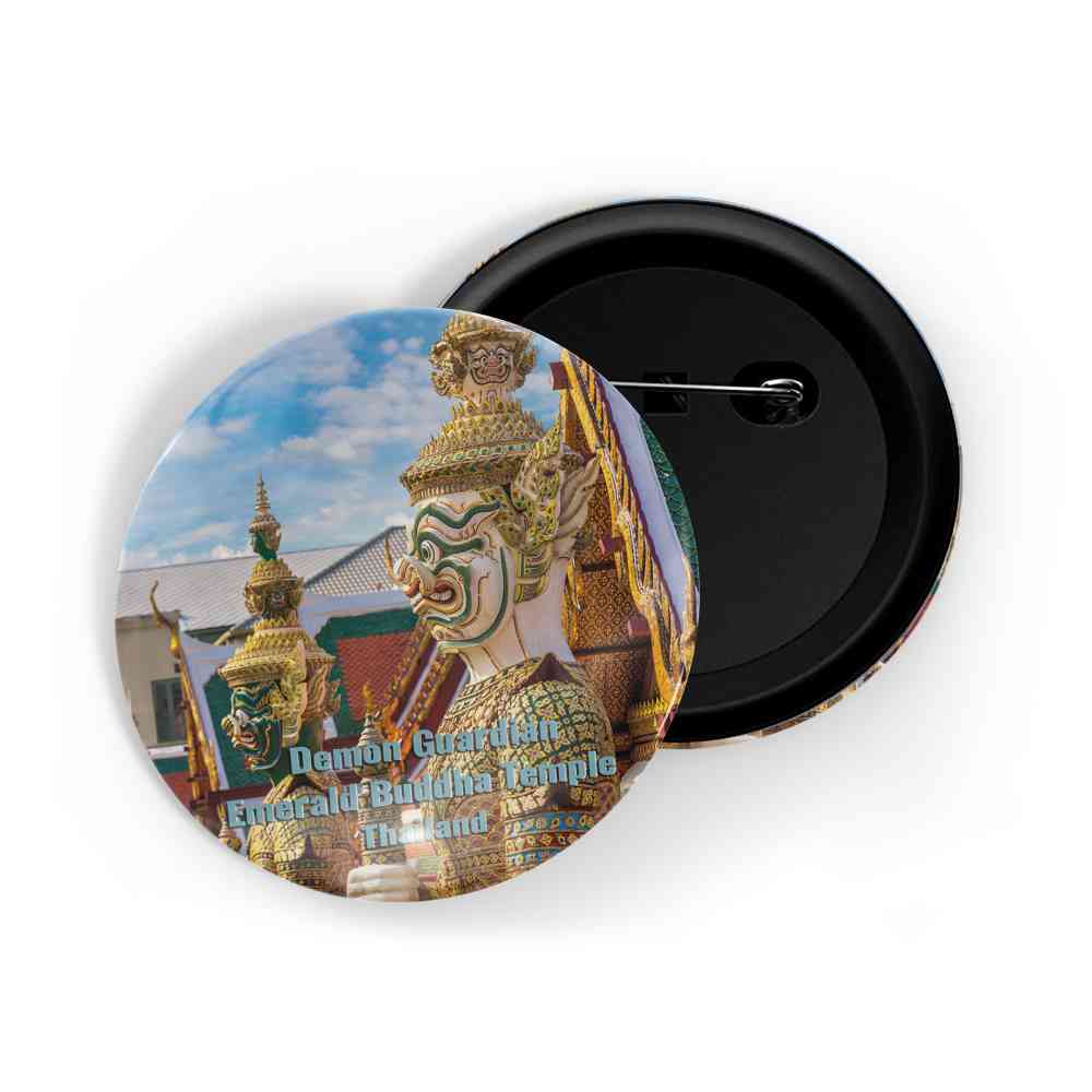 dhcrafts Round Pin Badge Multicolor Famous Tourist Place Napali Coast Of Kauai Hawaii Glossy Finish Design Pack of 1 (58mm)