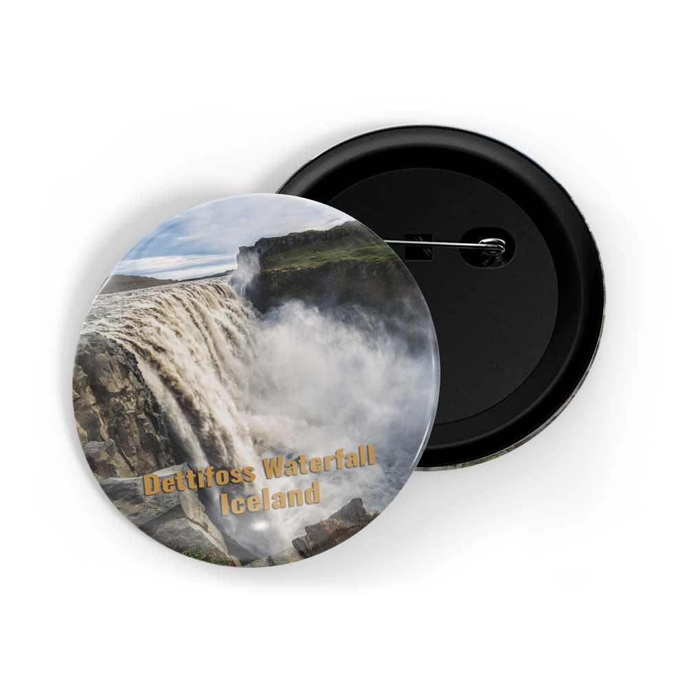dhcrafts Round Pin Badge Multicolor Famous Tourist Place Hong Kong Glossy Finish Design Pack of 1 (58mm)