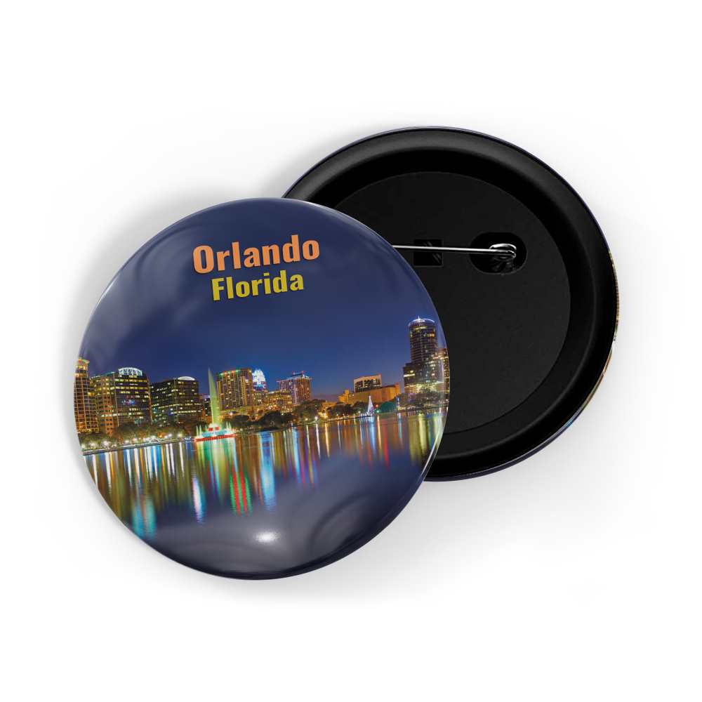 dhcrafts Round Pin Badge Multicolor Famous Tourist Place Arakurayama Sengen Park Japan Glossy Finish Design Pack of 1 (58mm)