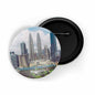 dhcrafts Round Pin Badge Multicolor Famous Tourist Place Japan Glossy Finish Design Pack of 1 (58mm)