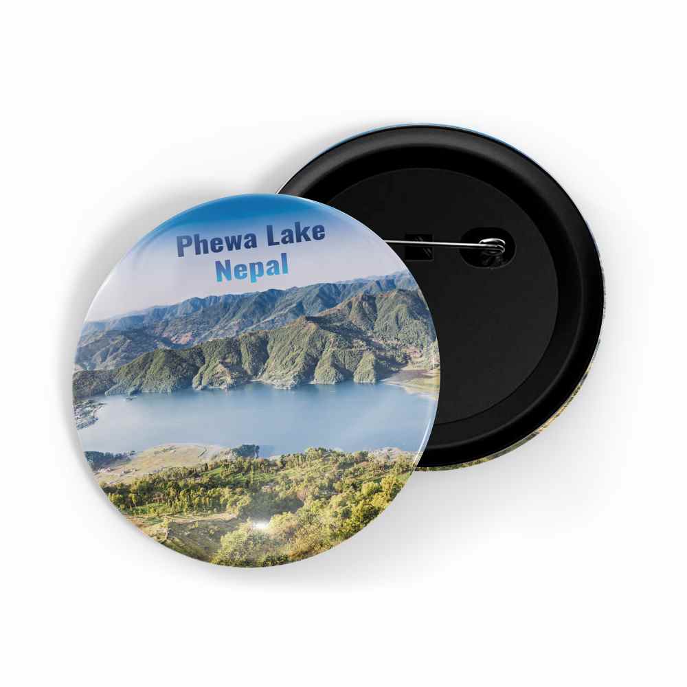 dhcrafts Round Pin Badge Multicolor Famous Tourist Place Kinkaku-ji Kyoto, Japan Glossy Finish Design Pack of 1 (58mm)