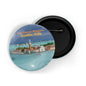 dhcrafts Round Pin Badge Multicolor Famous Tourist Place Mount Fuji Japan Glossy Finish Design Pack of 1 (58mm)