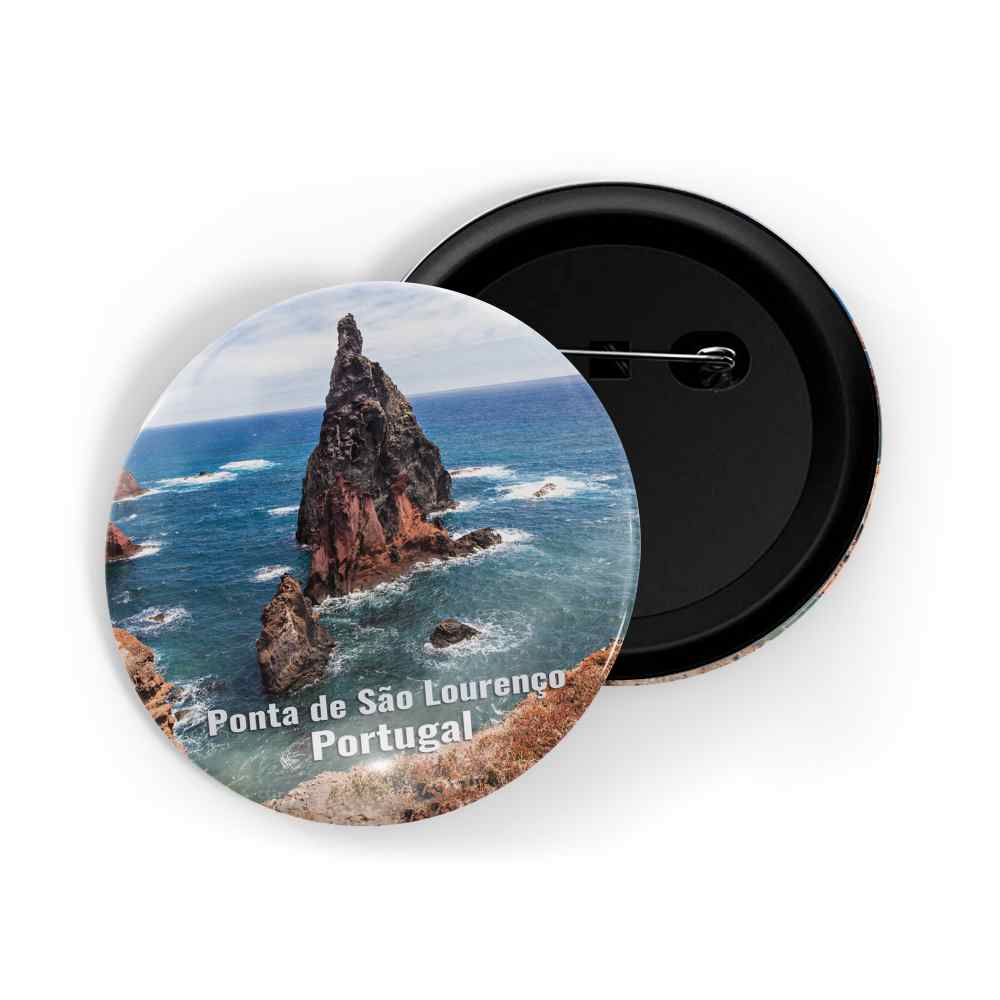 dhcrafts Round Pin Badge Multicolor Famous Tourist Place Rainbow Bridge Tokyo Japan Glossy Finish Design Pack of 1 (58mm)