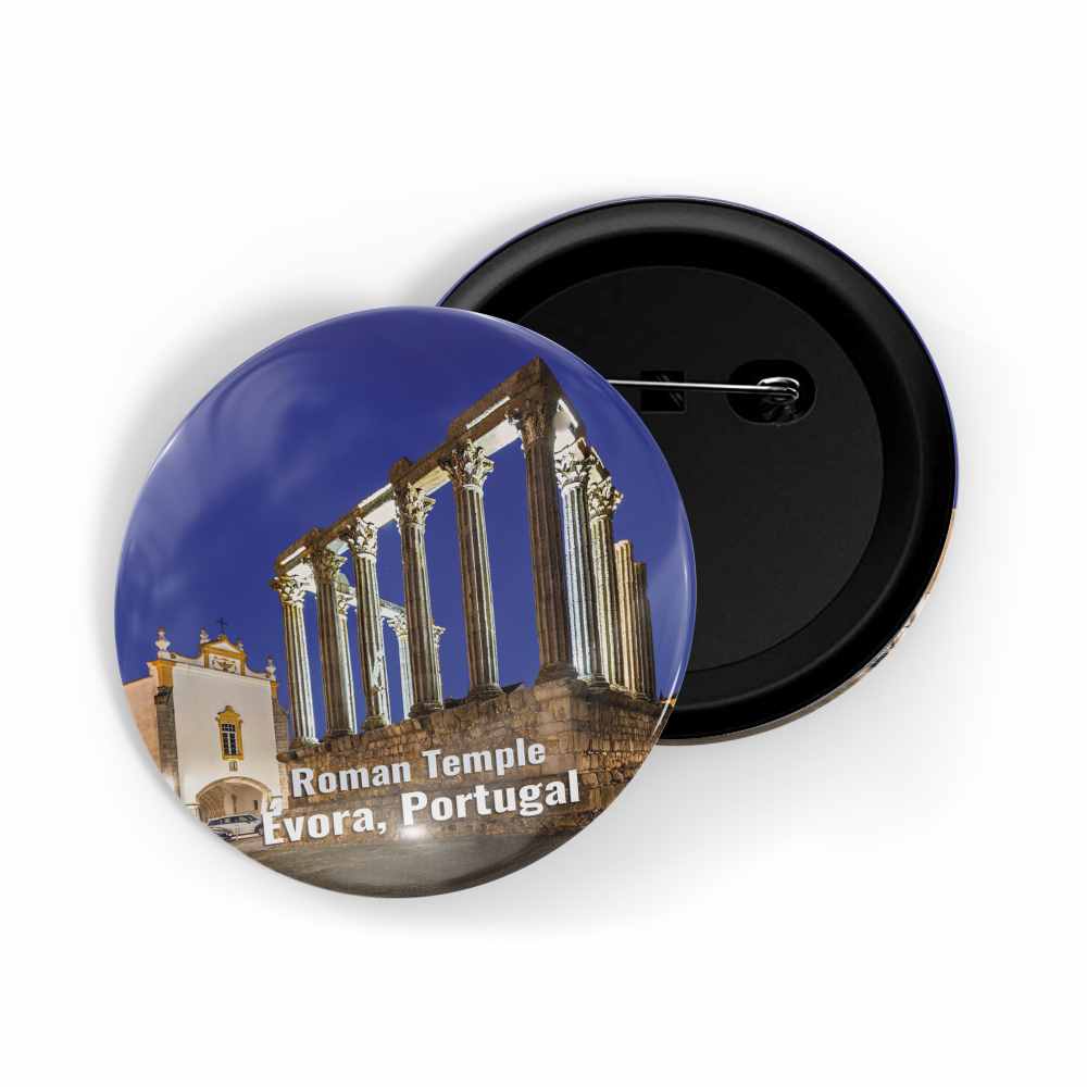 dhcrafts Round Pin Badge Multicolor Famous Tourist Place Yokohama Tokyo Japan Glossy Finish Design Pack of 1 (58mm)