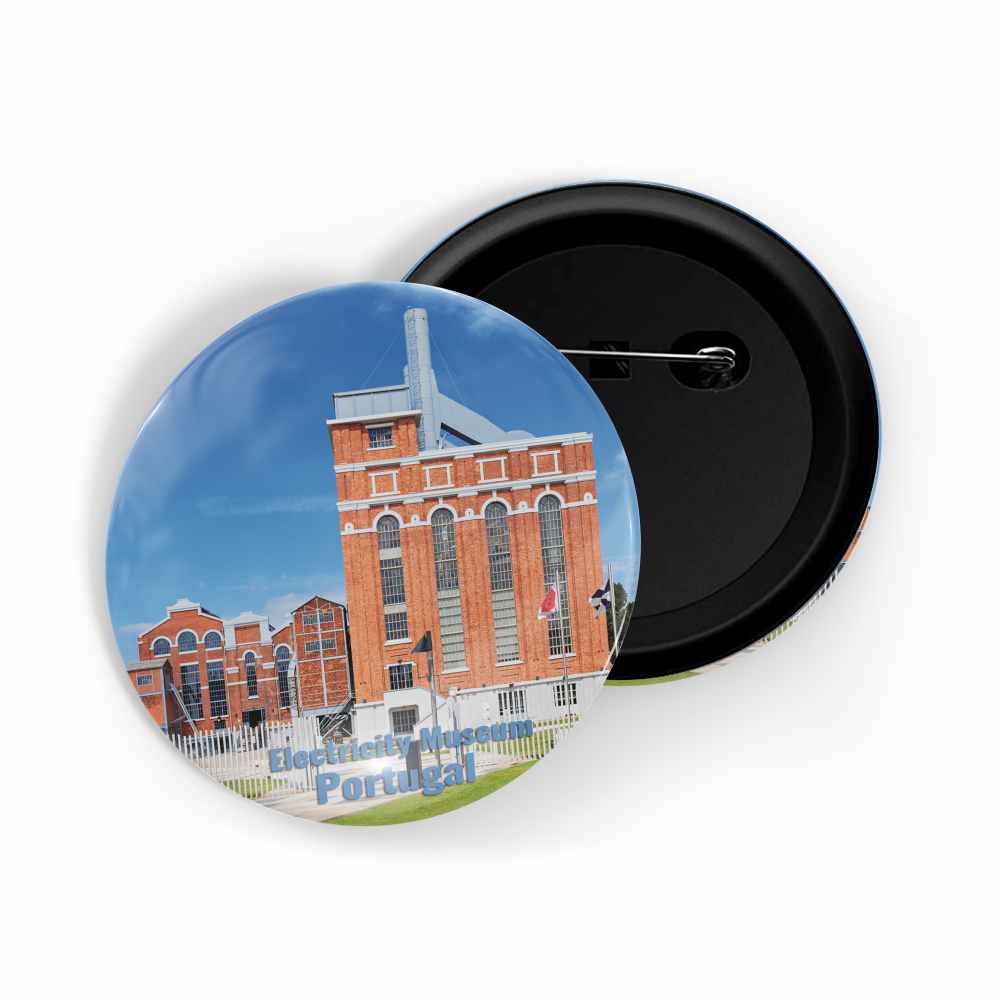 dhcrafts Round Pin Badge Multicolor Famous Tourist Place Pokhara Nepal Glossy Finish Design Pack of 1 (58mm)