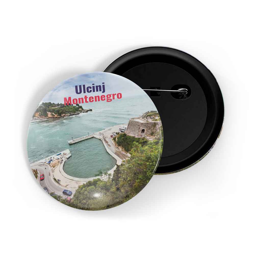 dhcrafts Round Pin Badge Multicolor Famous Tourist Place Machu Picchu Peru D1 Glossy Finish Design Pack of 1 (58mm)