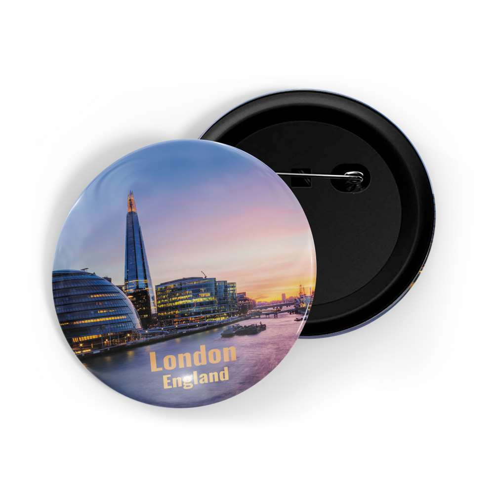 dhcrafts Round Pin Badge Multicolor Famous Tourist Place Dr. Jose Rizal Manila, PhilipRound Pines Glossy Finish Design Pack of 1 (58mm)