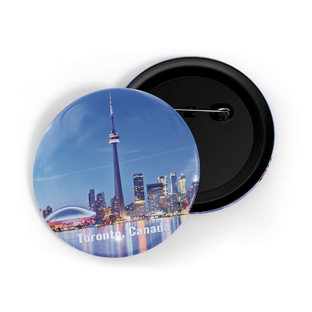 dhcrafts Round Pin Badge Multicolor Famous Tourist Place Colombo Sri Lanka D1 Glossy Finish Design Pack of 1 (58mm)