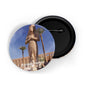 dhcrafts Round Pin Badge Multicolor Famous Tourist Place Bangkok Thailand D1 Glossy Finish Design Pack of 1 (58mm)