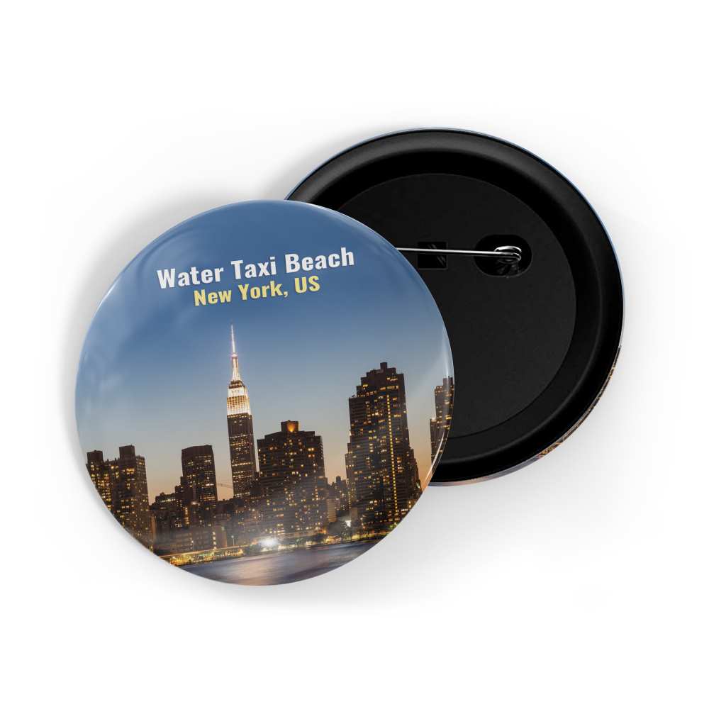 dhcrafts Round Pin Badge Multicolor Famous Tourist Place Emirate Of Sharjah United Arab Emirates Glossy Finish Design Pack of 1 (58mm)