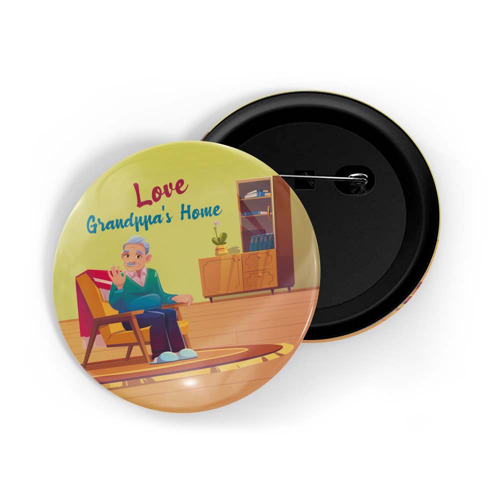 dhcrafts Round Pin Badge Multicolor Famous Tourist Place London England D4 Glossy Finish Design Pack of 1 (58mm)