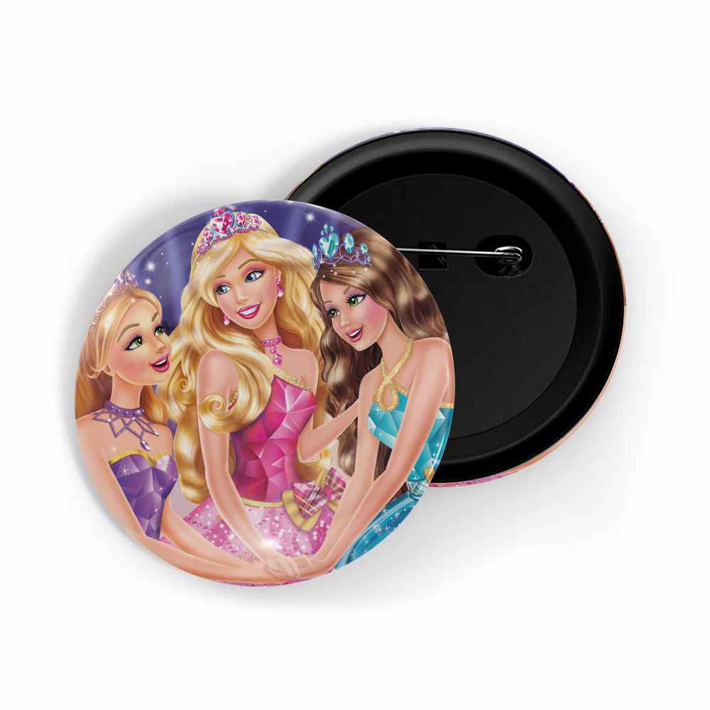 dhcrafts Round Pin Badge Multicolor Famous Tourist Place Los Angeles California Glossy Finish Design Pack of 1 (58mm)