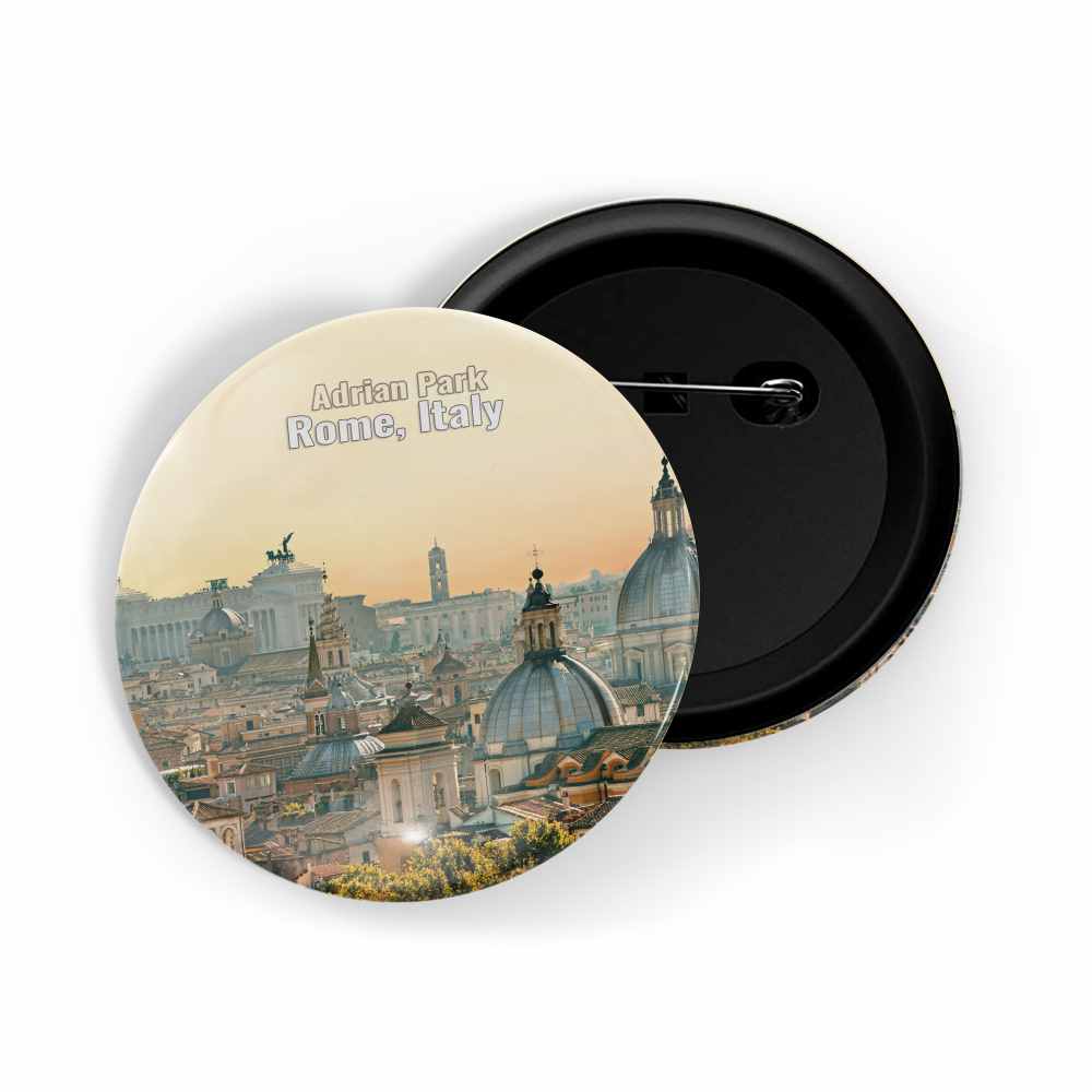 dhcrafts Round Pin Badge Multicolor Love Grandma's Home Glossy Finish Design Pack of 1 (58mm)