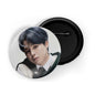 dhcrafts Round Pin Badges Multicolor Kpop BLACKRound PinK Jennie D1 Glossy Finish Design Pack of 1 (58mm) (58mm)