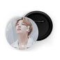 dhcrafts Round Pin Badges Multicolor Kpop BLACKRound PinK Jisso D2 Glossy Finish Design Pack of 1 (58mm) (58mm)