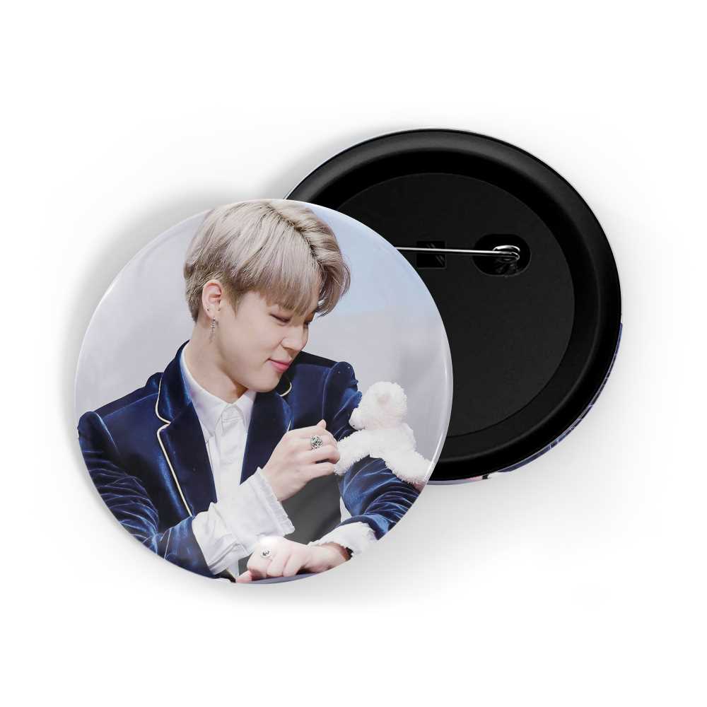 dhcrafts Round Pin Badges Multicolor Kpop BLACKRound PinK Lisa D1 Glossy Finish Design Pack of 1 (58mm) (58mm)