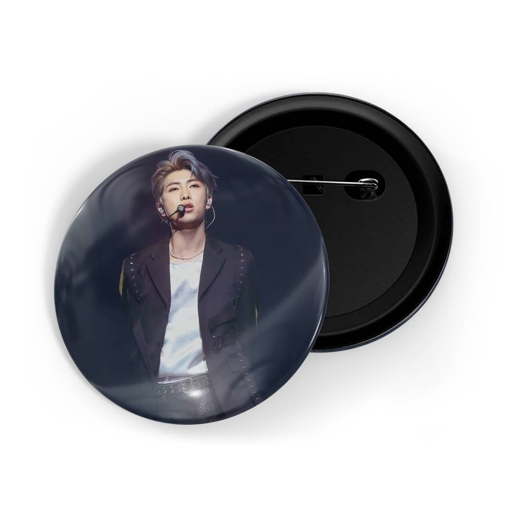 dhcrafts Round Pin Badges Multicolor Kpop BTS Army Junkook D1 Glossy Finish Design Pack of 1 (58mm) (58mm)