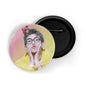 dhcrafts Round Pin Badges Multicolor Kpop BTS Army Junkook D2 Glossy Finish Design Pack of 1 (58mm) (58mm)