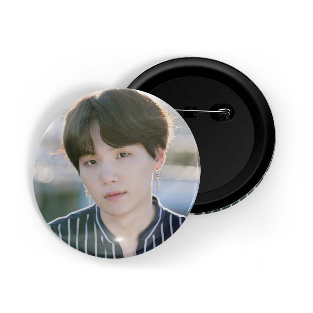 dhcrafts Round Pin Badges Multicolor Kpop BTS Army Junkook D5 Glossy Finish Design Pack of 1 (58mm) (58mm)