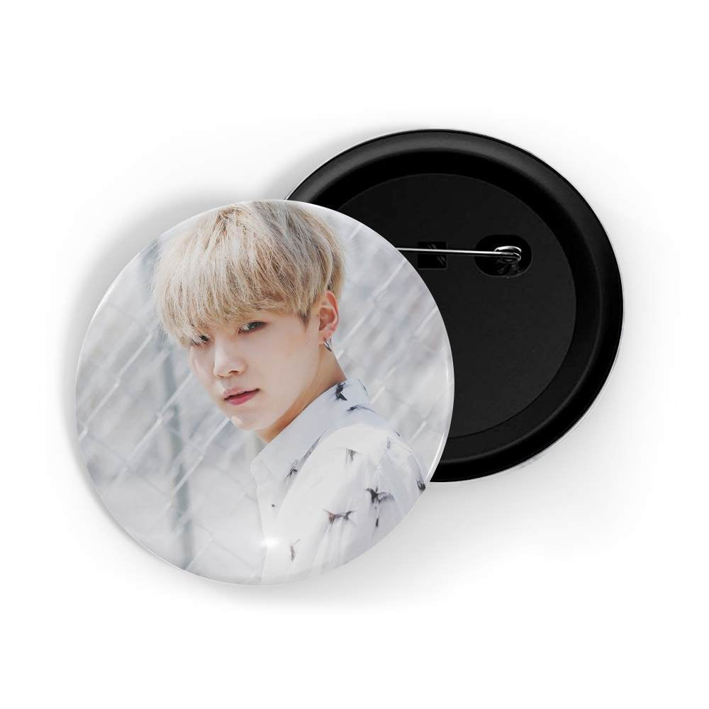 dhcrafts Round Pin Badges Multicolor Kpop BTS Army Junkook D6 Glossy Finish Design Pack of 1 (58mm) (58mm)