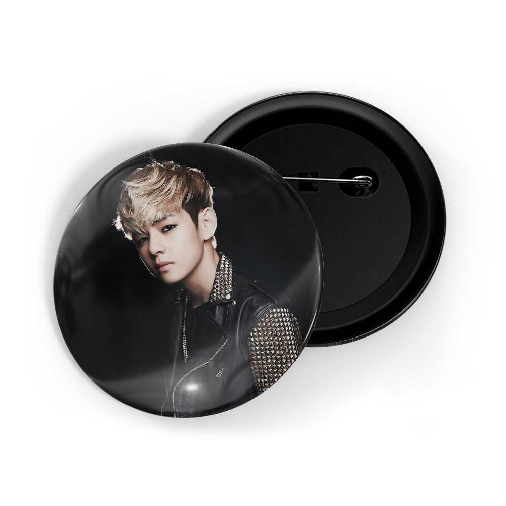 dhcrafts Round Pin Badges Multicolor Kpop BTS Jimin D1 Glossy Finish Design Pack of 1 (58mm) (58mm)