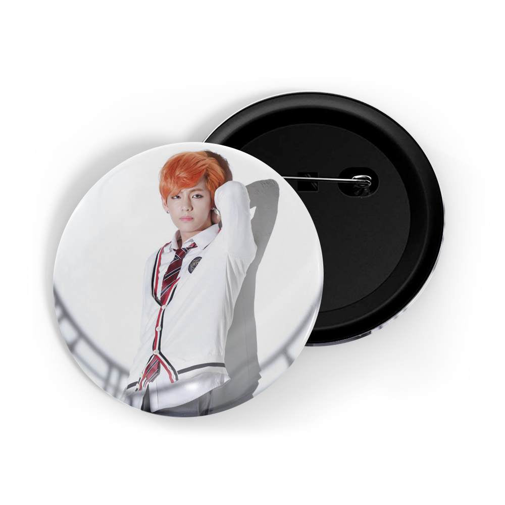 dhcrafts Round Pin Badges Multicolor Kpop BTS Jimin D2 Glossy Finish Design Pack of 1 (58mm) (58mm)