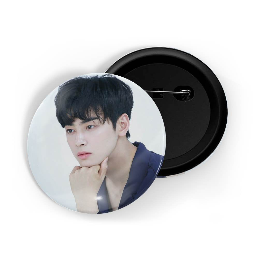 dhcrafts Round Pin Badges Multicolor Kpop BTS Jimin D7 Glossy Finish Design Pack of 1 (58mm) (58mm)