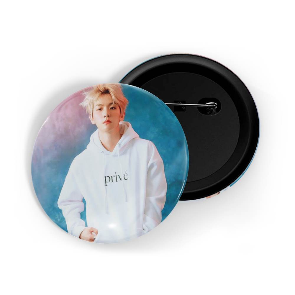 dhcrafts Round Pin Badges Multicolor Kpop BTS Jin D2 Glossy Finish Design Pack of 1 (58mm) (58mm)