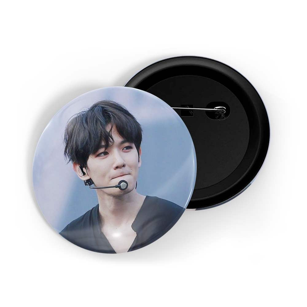 dhcrafts Round Pin Badges Multicolor Kpop BTS Jin D3 Glossy Finish Design Pack of 1 (58mm) (58mm)