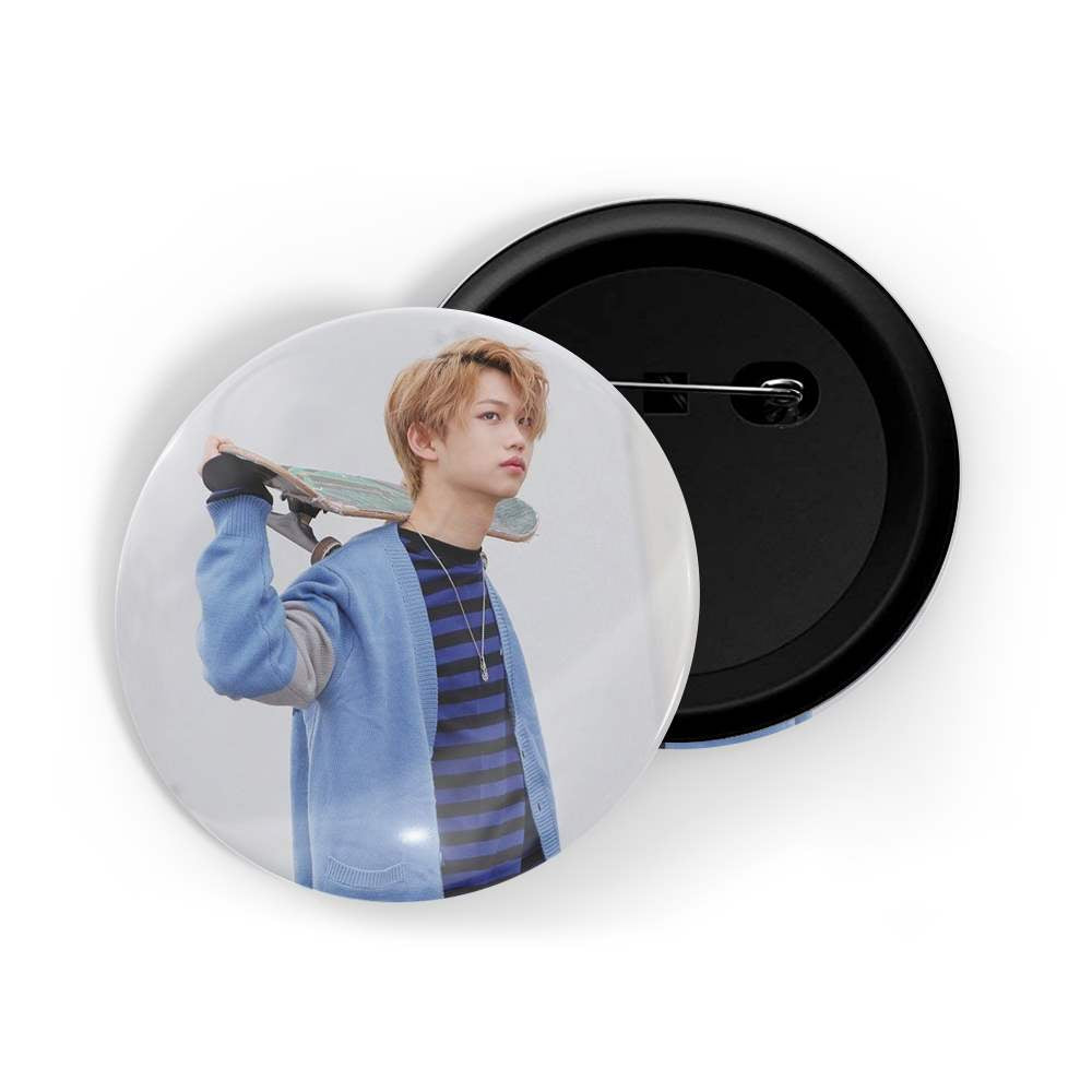 dhcrafts Round Pin Badges Multicolor Kpop BTS RM D3 Glossy Finish Design Pack of 1 (58mm) (58mm)