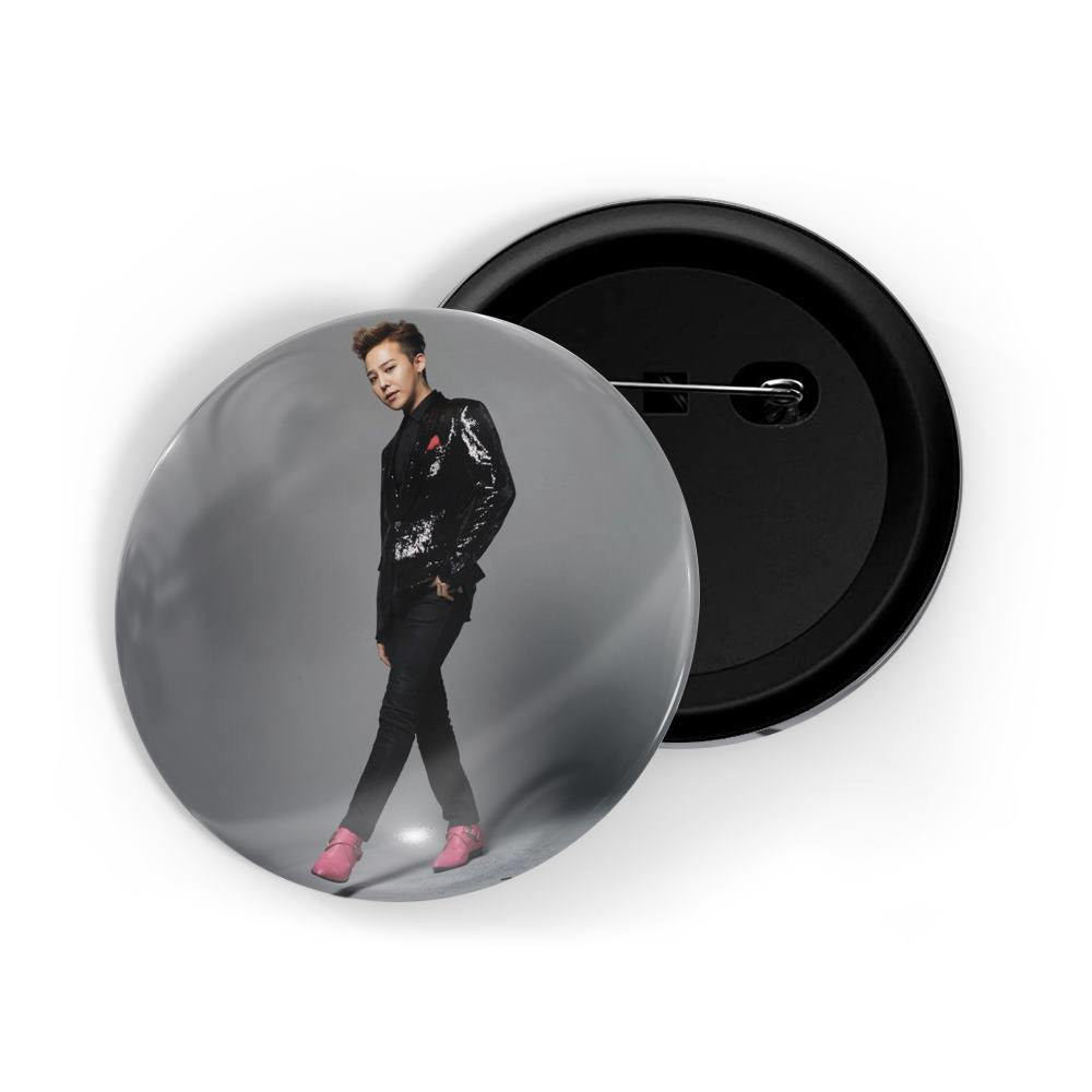 dhcrafts Round Pin Badges Multicolor Kpop BTS Suga D2 Glossy Finish Design Pack of 1 (58mm) (58mm)