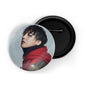 dhcrafts Round Pin Badges Multicolor Kpop BTS V D1 Glossy Finish Design Pack of 1 (58mm) (58mm)