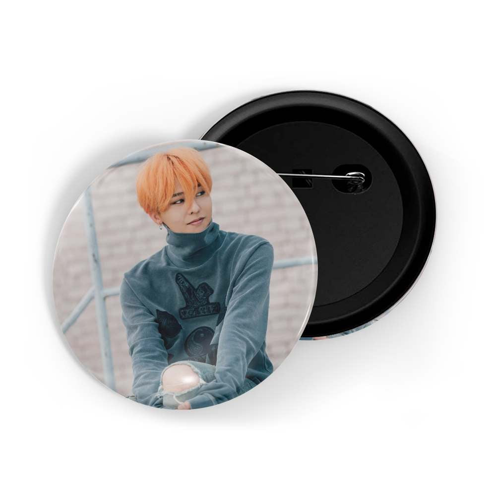 dhcrafts Round Pin Badges Multicolor Kpop BTS V D2 Glossy Finish Design Pack of 1 (58mm) (58mm)