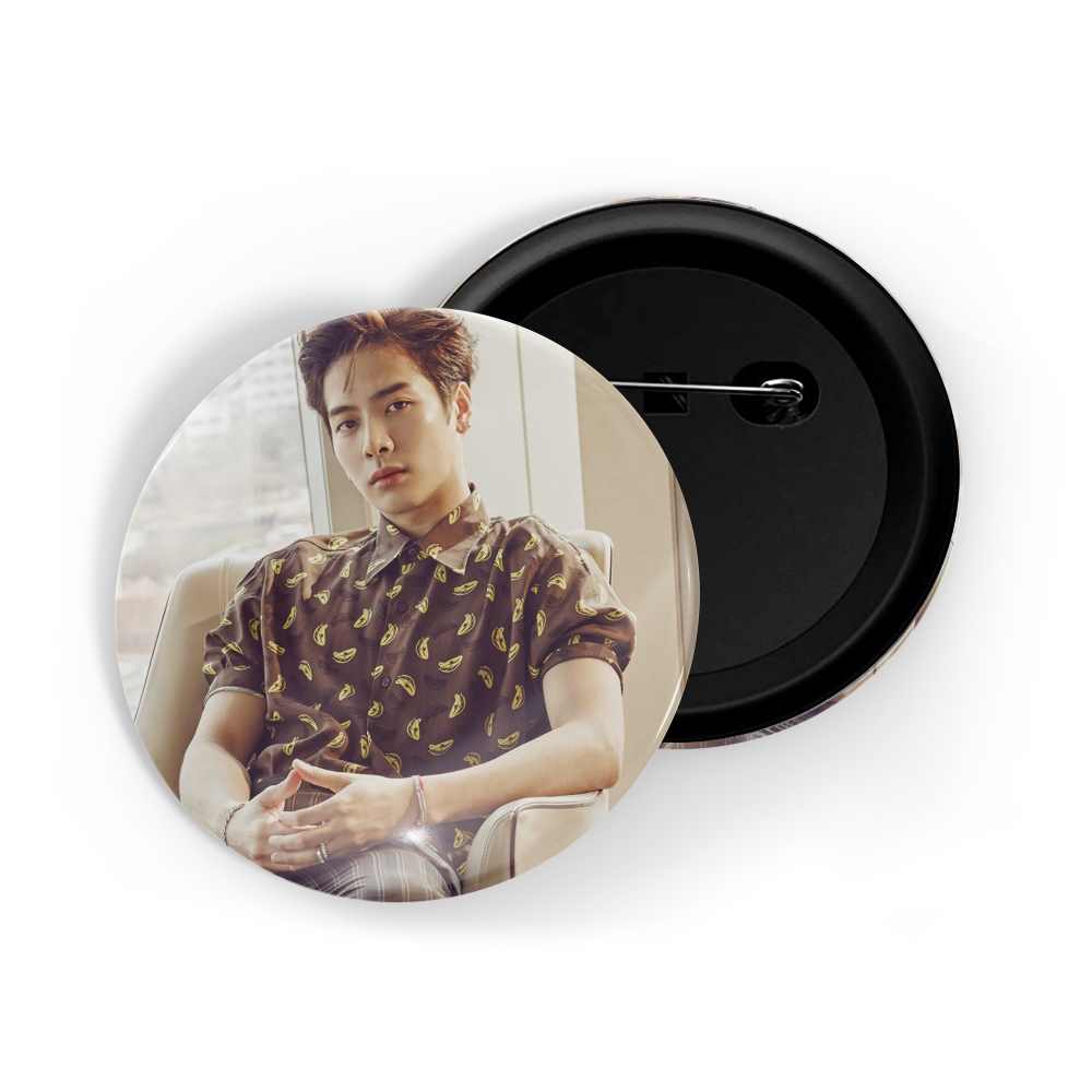 dhcrafts Round Pin Badges Multicolor Kpop BTS V D5 Glossy Finish Design Pack of 1 (58mm) (58mm)