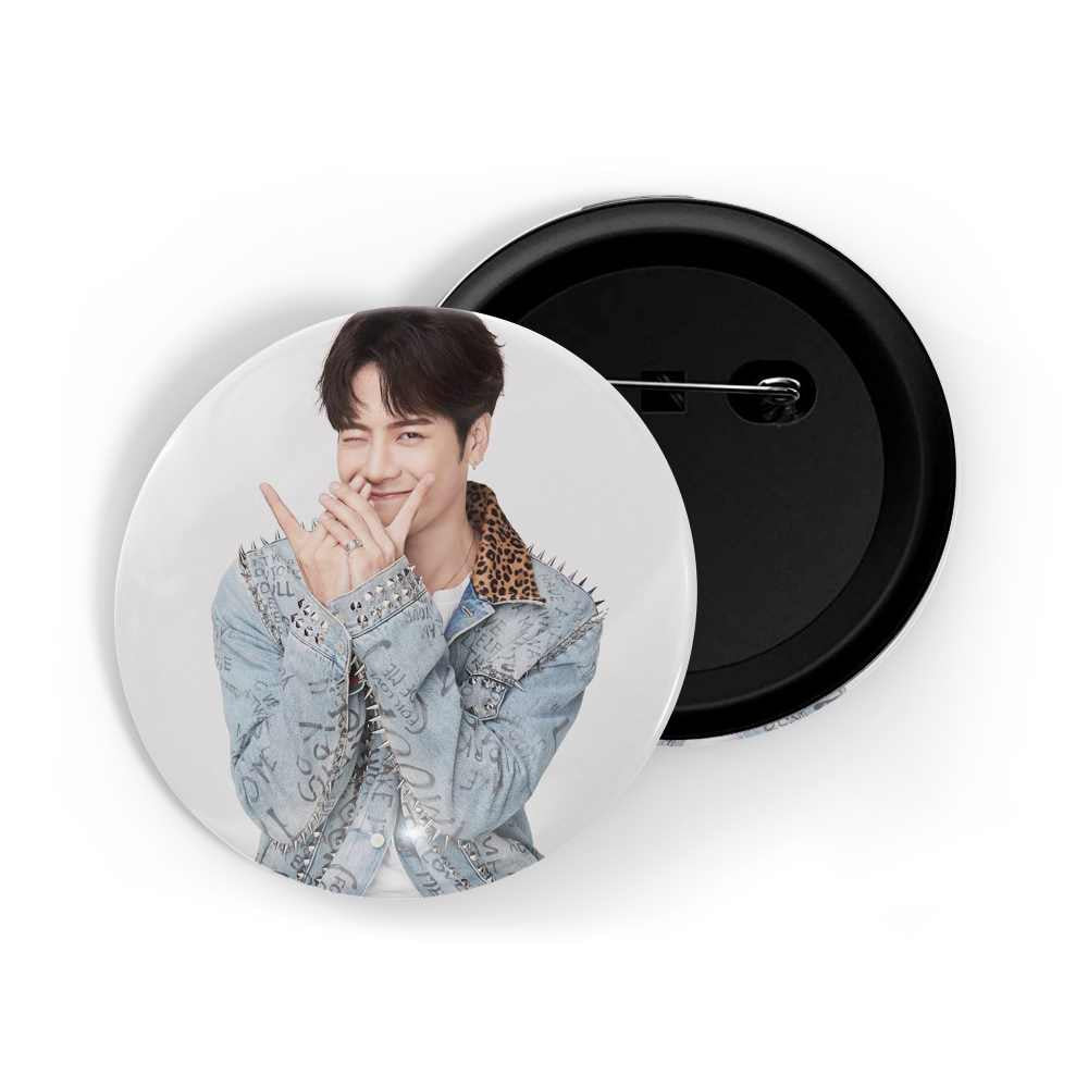 dhcrafts Round Pin Badges Multicolor Kpop BTS V D8 Glossy Finish Design Pack of 1 (58mm) (58mm)