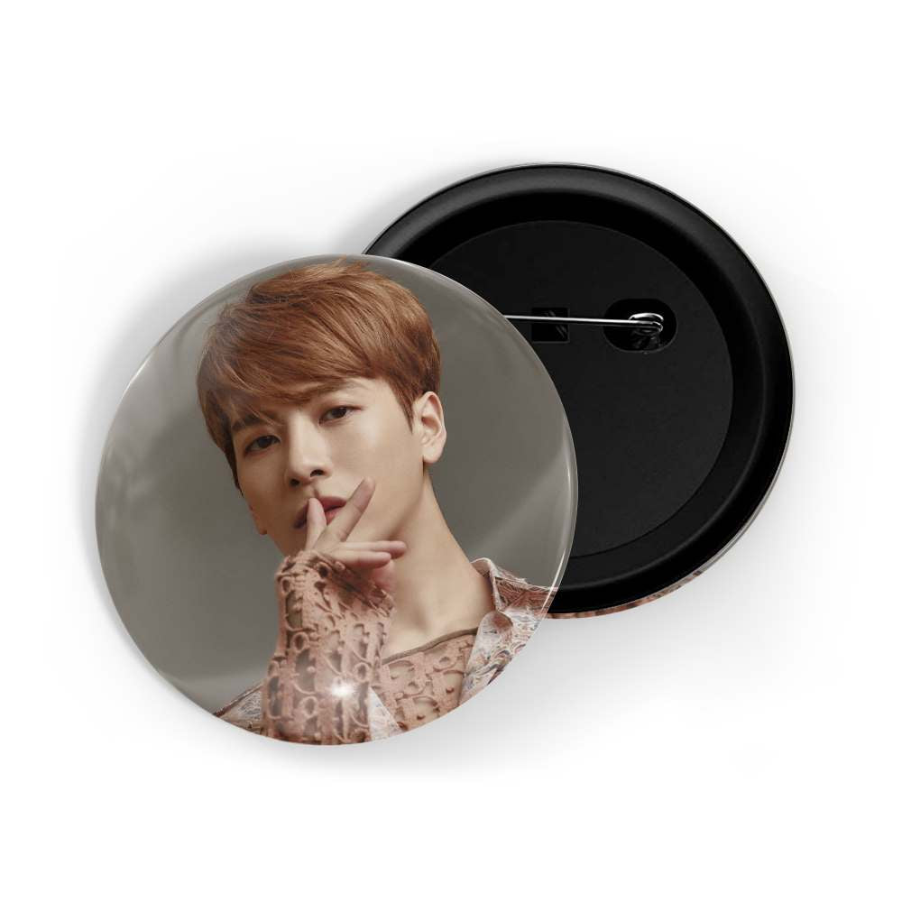 dhcrafts Round Pin Badges Multicolor Kpop EXO Baekhyun D1 Glossy Finish Design Pack of 1 (58mm) (58mm)