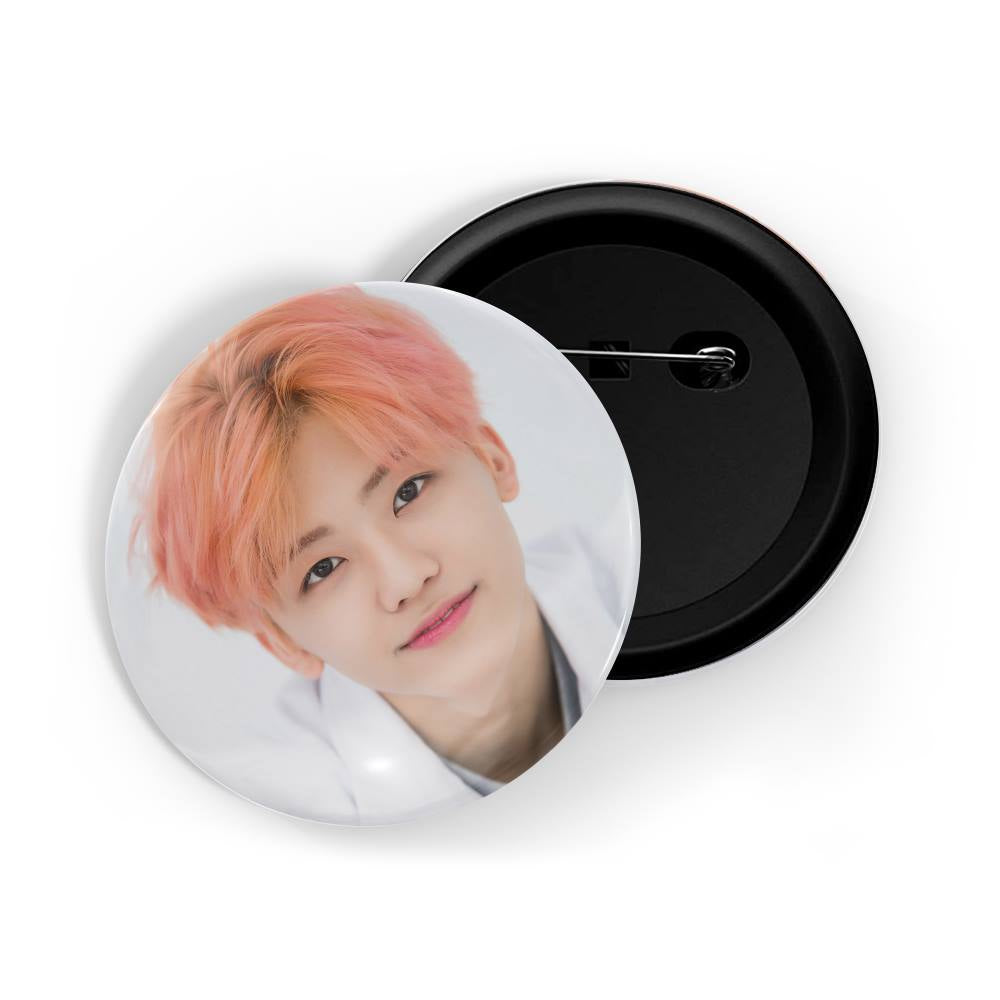 dhcrafts Round Pin Badges Multicolor Kpop EXO Baekhyun D2 Glossy Finish Design Pack of 1 (58mm) (58mm)