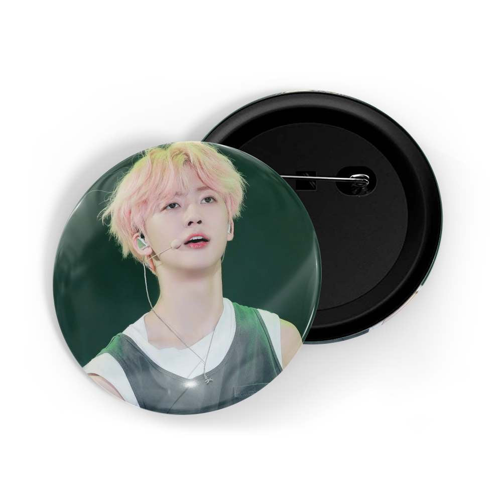 dhcrafts Round Pin Badges Multicolor Kpop EXO Baekhyun D4 Glossy Finish Design Pack of 1 (58mm) (58mm)