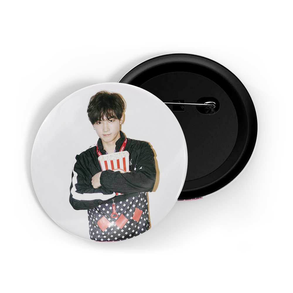 dhcrafts Round Pin Badges Multicolor Kpop EXO Kai D3 Glossy Finish Design Pack of 1 (58mm) (58mm)