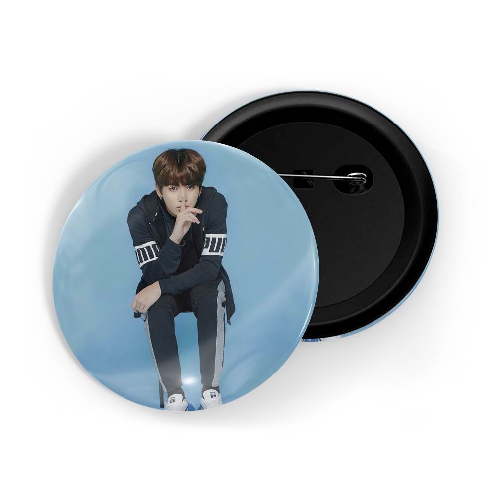 dhcrafts Round Pin Badges Multicolor Kpop SHINEE Taemin D1 Glossy Finish Design Pack of 1 (58mm) (58mm)